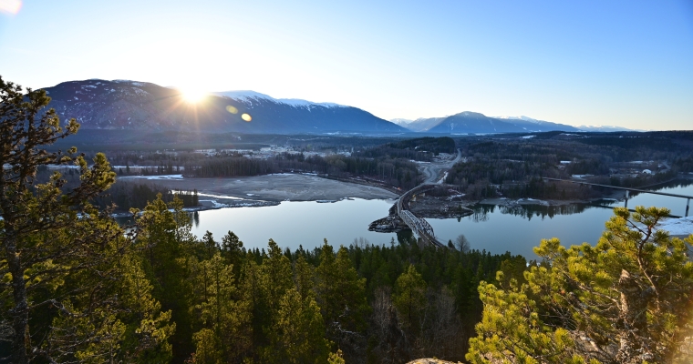 Sunset on Skeena River, B.C.