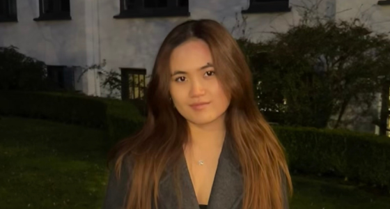 Kalea, a young Asian woman with light brown hair, in an outdoor setting