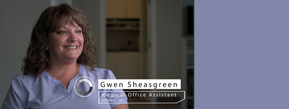 medical office assistant Gwen Sheasgreen