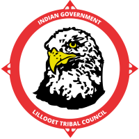 lillooet tribal council logo, eagle's face