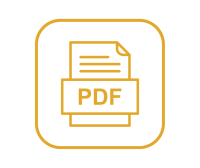 Gold icon of PDF