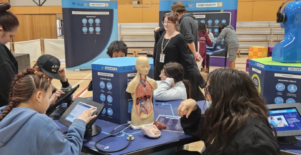 students participating at a Find Your Fit event