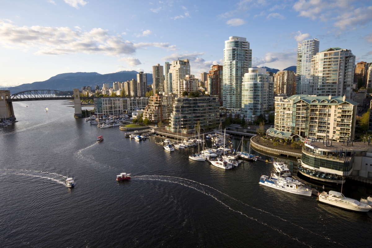 False Creek Harbour in Vancouver.