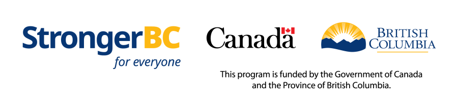 Canada and B.C. logos stating this program is funded by the Government of Canada and Province of B.C