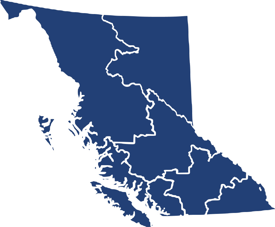 Map of BC